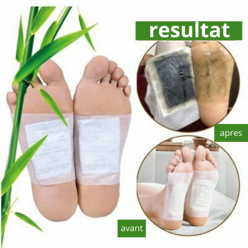 🌿 Patchs Détox pour les Pieds: éliminer les toxines dans votre corps en dormant (10 Patchs)