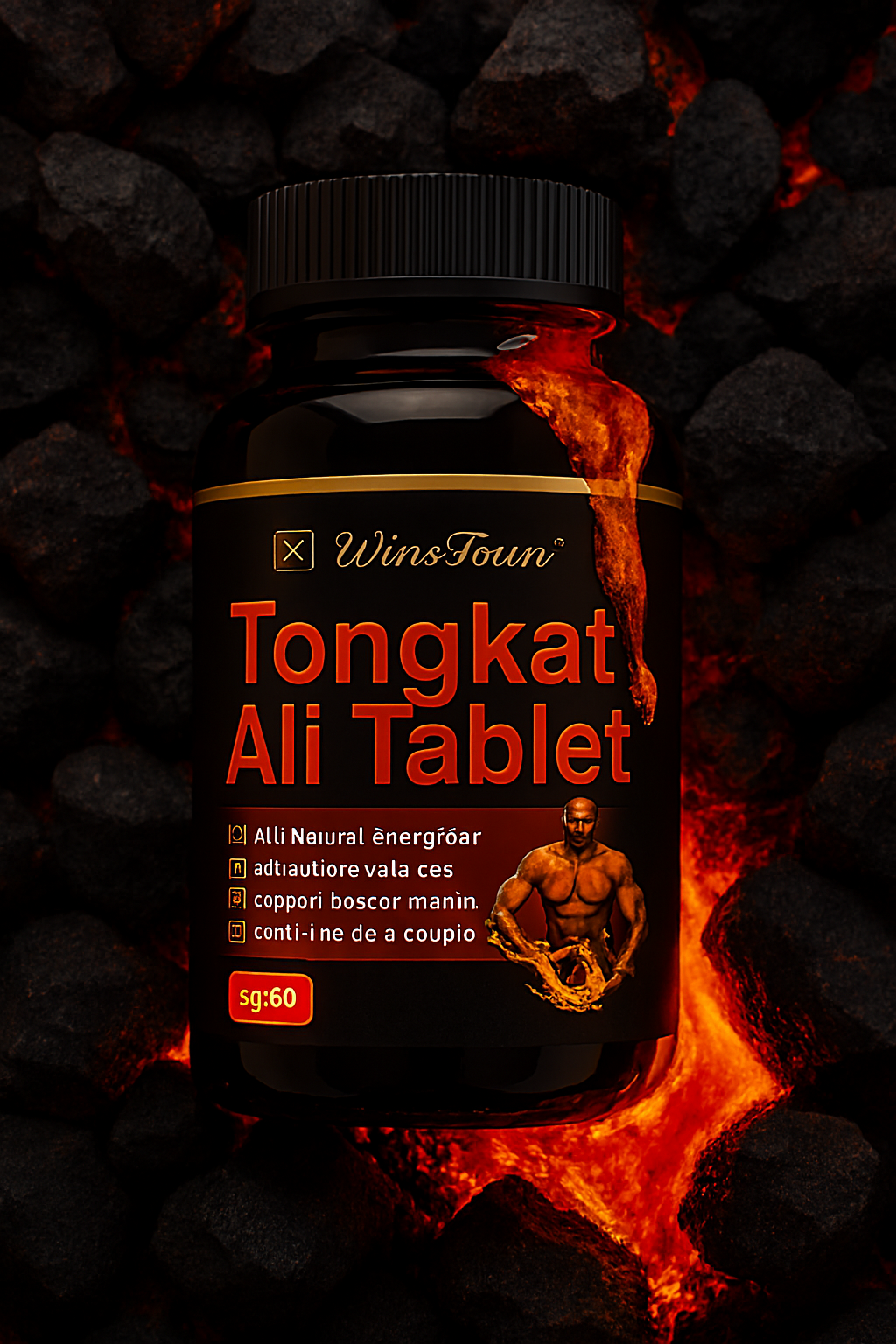 🍯 𝟏 𝐚𝐜𝐡𝐞𝐭𝐞́ = 𝟐 𝐦𝐢𝐞𝐥𝐬 𝐚𝐩𝐡𝐫🍯 𝐨𝐟𝐟𝐞𝐫𝐭𝐬 ! 🎁🔥  🌿Tongkat Ali – Formule Vitalité & Endurance Masculine